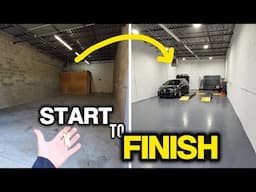 I Built The Garage Of My DREAMS!! - (Full Process)