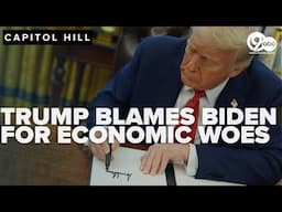 Trump promises administration is 'just getting started,' blames Biden for economic woes