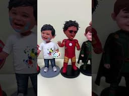 Handmade Clay Bobblehead Figures – Joyful Head-Shaking Never Stops