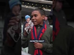 Big questions, tiny reporter 👀🎤  #australianfootballleague