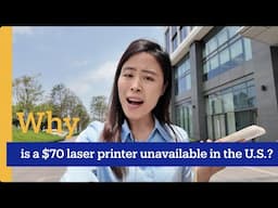 Why is a $70-laser printer unavailable in the U.S.?