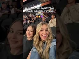 How We Found The BEST Last Minute Tickets To The Suns Game! 🏀 #seatgeekcodetuna20 #seatgeek