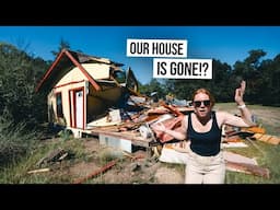 Our House Was COMPLETELY DESTROYED! - Texas Homestead / Tiny Cabin Project UPDATE!