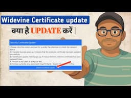 How to Work Widevine certificate update in Redmi/Poco | Widevine certificate update क्या है