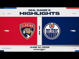 NHL Game 5 Highlights | Panthers vs. Oilers - June 14, 2025