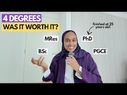 Do I Regret My 4 University Degrees - Is Academia Worth It?