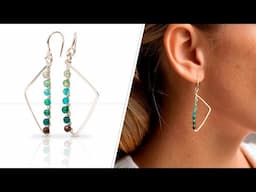 Abbey Road Sterling Earrings - DIY Jewelry Making Tutorial by PotomacBeads