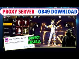 Ob49 ⚡️ PROXY SERVER REALITY ? FREE FIRE PROXY SERVER REAL OR FAKE | FREE FIRE NEW EVENT UPDATE