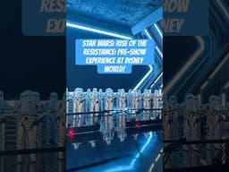 Star Wars: Rise of the Resistance: Pre-Show Sneak Peak at Disney World! #disney #starwars