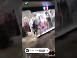 Rainstorm wreaks havoc in Chile cause the roof of the Aurauco Mall collapsed #shorts