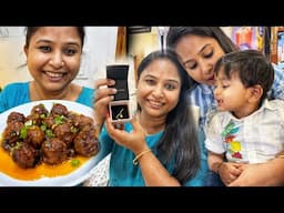 Big Surprise Changed My Day❤️Chicken Manchurian বানিয়ে Husband-কে খুশি করলাম🧆
