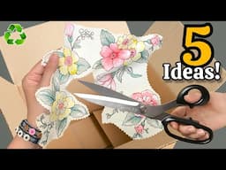 Transforming Cardboard Box & Fabric Scraps 😱♻️ 5 GENIUS Recycling Ideas That Will Amaze You!