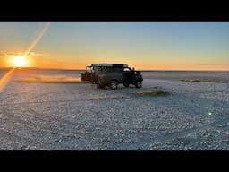 REMOTE WILD CAMP LIVE NOW. Test transmission, Sowa Pan Botswana