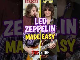 Play Led Zeppelin with just 2 easy chords! 🤘. #LedZeppelin #RambleOn #EasyGuitar