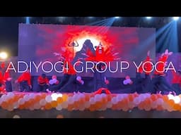Group Yoga  || आदियोगी Performance 🧘🏻‍♀️