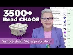 I Organised 3,500+ Beads with One Simple System