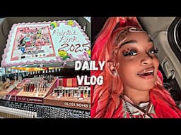 DAILY VLOG- Sip and Paint Prep + Bought Fenty Beauty + Football Match + Starbucks Date