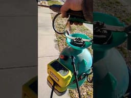 DIY weed sprayer pressurizer #gardening