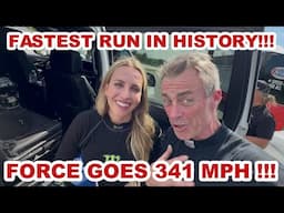 Fastest Run In History. Brittany Goes 341 MPH !!!