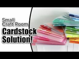 Cardstock Storage That Works! | Stampin' Up! Two Tone Cardstock