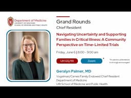 6/6/25 - Navigating Uncertainty and Supporting Families in Critical Illness