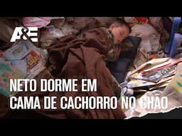 Neto dorme em cama de cachorro no chão | ACUMULADORES COMPULSIVOS | A&E