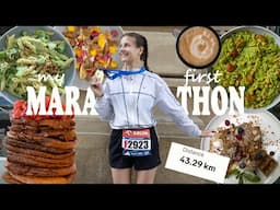 MY FIRST MARATHON - that was hard. / what I eat in a week &  Prague /