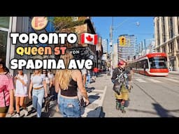 Toronto Downtown walking Tour On Queen Street & Spadina Ave, Canada