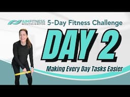 (DAY 2) 5-Days to a Stronger You Fitness Challenge | 3 Leg Exercises to Improve Your Walking