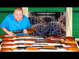 I Bought a GUN HOARDERS Storage Unit FULL Of Guns Floor To Ceiling!