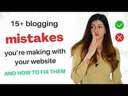 20 Common Blogging Mistakes Beginners Make & How To Fix Them