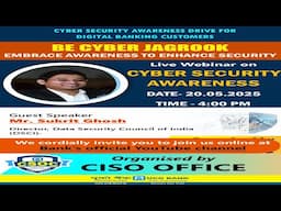 Cyber Security Awarness for  Newly onboarded Digital Banking Customer
