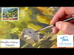 Atmospheric Landscape  - Composition Preview with Tom Shepherd School of Watercolour