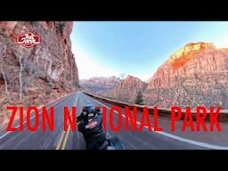 Sunset Ride Through Zion National Park, IN WINTER!: Riding a 2025 CVO Street Glide