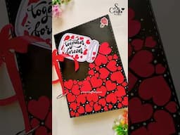 paper craft ideas | handmade scrapbook making | greeting cards for birthday anniversary #shorts #diy