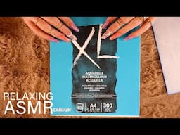 ASMR Summer & Art Supplies (🎧 soft spoken, tapping, scratching)
