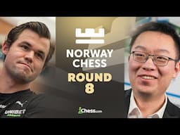 Norway Chess 2025! Will Magnus Take The Lead Back? Magnus v. Wei In Rd 8