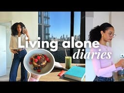 Living alone Diaries| Healthy meal prep, new walking shoes, Bible study & hobbies as a woman of God