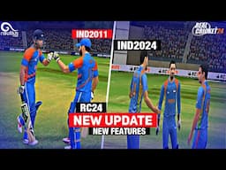 Real Cricket 24- India 2024 Vs India 2011 Battle Of Best Team | Real Cricket 24 New Update Gameplay
