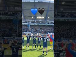 Punkteteilung gegen Elversberg – Danke für Euren Support! 💙🖤