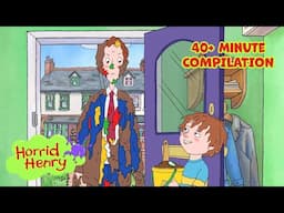 Henry's Magical MUD Mask! 🪄 Horrid Henry Compilation | 40+ MINS | Cartoons for Kids
