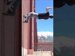 3 Step Wall Flip.... with a palm tap.