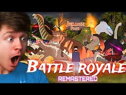 Reacting to JURASSIC WORLD BATTLE ROYALE!