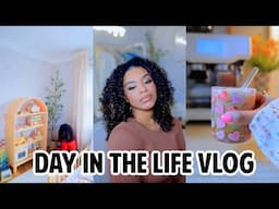 MOM VLOG | GETTING EMOTIONAL, NEW HAIR PRODUCTS, 30TH BIRTHDAY PRESENT, STRONG HOLD GEL, MOM CHAT