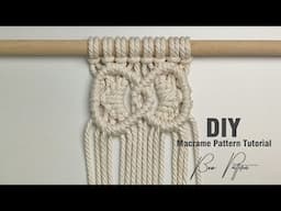 DIY Macrame Bow Pattern | Macrame Ribbon Pattern