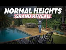 Grand Reveal in Normal Heights | Front & Backyard Succulent Landscape Installation