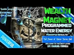 ★Wealth Magnet Energetic Water Programming★ 1.8872 GHZ + 777Hz + 2.45GHz + 888Hz + 1111Hz