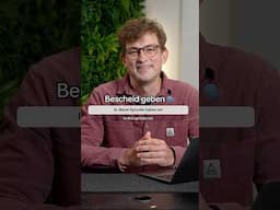 Bescheid geben 🗣️ #shorts #grammar #slowgerman