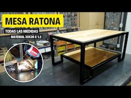 Mesa ratona o Mesa de Living - Material 30x30