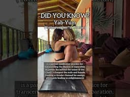 The power of Yab-Yum. A fast way to step into a desired frequency with a partner #tantra #tantrayoga